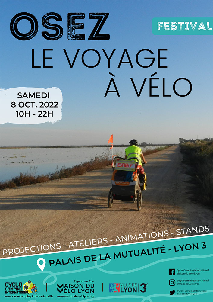 AFFICHE A3 Voyage à vélo 2022